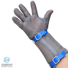 1301-Chainmail Glove Long Cuff With Silicone Rubber Strap Hand Protection 