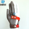 3301-Three Finger Stainless Steel Chainmail Glove With TPU Strap For Hand Protection