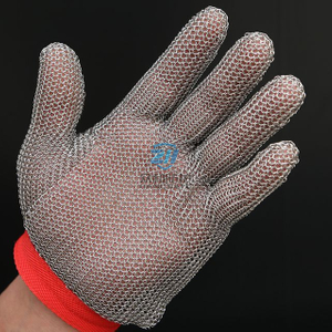 Stainless Steel Metal Mesh Work Chainmail Glove for Cut Resistant 