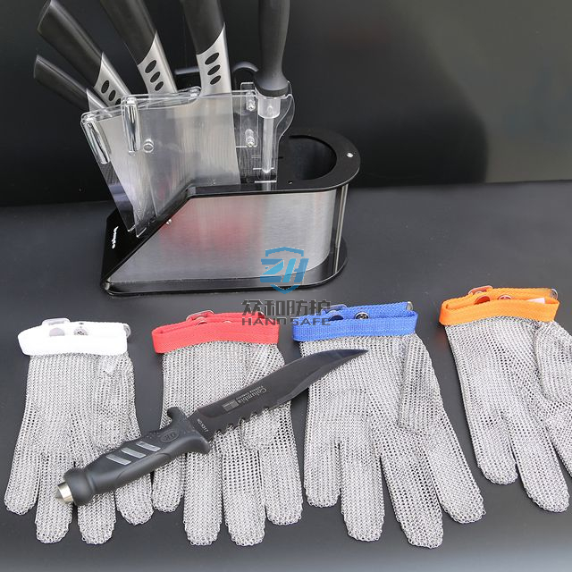 Stainless Steel Metal Mesh Work Chainmail Glove for Cut Resistant 