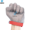 Five Finger cut resistant Stainless Steel Gloves with textile strap 